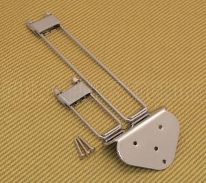 TP-0433-010 Chrome Frequensator Style Trapeze Tailpiece For Archtop Guitar