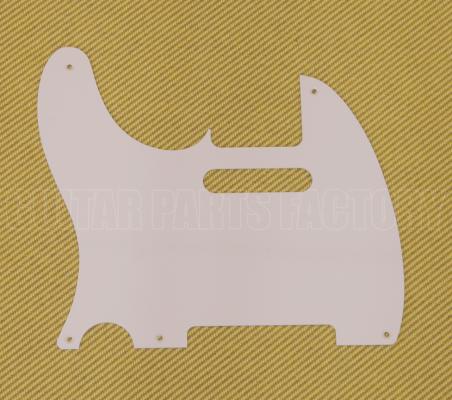 PG-0560-L25 Lefty Left-Handed 1-Ply White for Fender Telecaster Pickguard 5 Hole