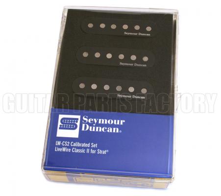 11206-09-B Seymour Duncan Black Livewire Classic II Active Strat® Pickup Set
