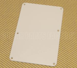 PG-0576-0OW Economy No Cut-Out 1-Ply Off-White Back Plate For Strat