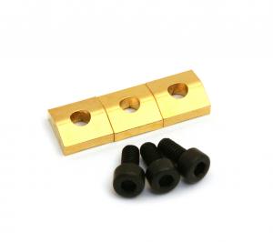 BP-0116-002 Gold Schaller Floyd Rose Guitar Locking Nut Blocks