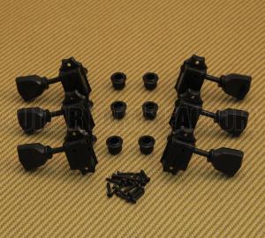 WJ-44-3B Wilkinson 3x3 Black Vintage Tuners for Gibson/Epiphone Les Paul SG