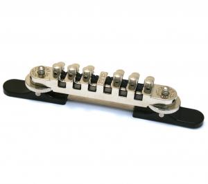 006-2758-000 Gretsch Roller Guitar Bridge Synchro-Sonic Assembly Nickel w/Base 0062758000