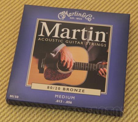 MA150 Martin Acoustic Guitar Strings SP Medium 80/20 Bronze 13-56