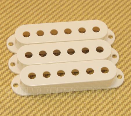 005-6251-049 (3) Genuine Fender Parchment Stratocaster/Strat Pickup Covers 0056251049