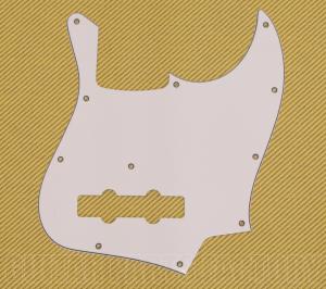 008-0096-000 Fender Geddy Lee Signature or '70s Jazz Bass 3-ply White Pickguard
