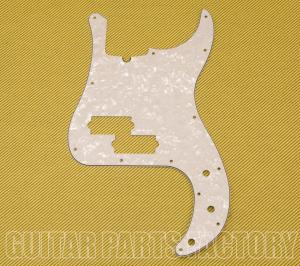 099-2160-000 Genuine Fender White Pearloid Standard Precision P Bass Pickguard 0992160000 
