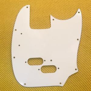 MB-1504 1966-1983 WD USA Made 3-Ply White Pickguard for USA Mustang Bass
