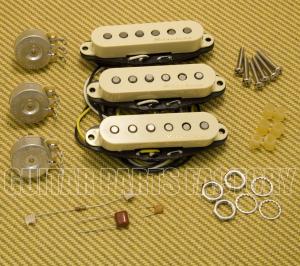 099-2115-000 Fender Aged White Vintage Noiseless Strat Pickups 0992115000