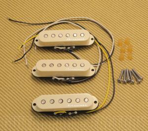 099-2105-000 Fender Hot Noiseless Stratocaster Strat Pickup Set Aged White 0992105000