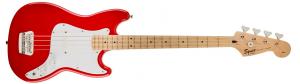 031-0902-558 Squier by Fender Bronco MN Torino Red 4-string Electric Bass 0310902558
