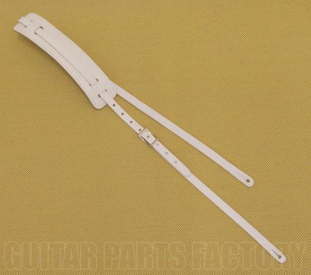 922-0664-005 Gretsch White Skinny Vintage Deluxe Guitar Strap Guitar or Bass 9220664005