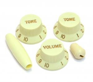 PK-0178-024 Mint Green Strat Knob Set Switch and Tremolo Tip for Guitar/Bass