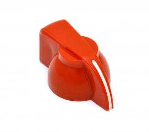 P-300R Red Chicken Head Knob for Solid Shaft