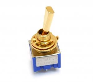 EP-0082-002 Gold Mini Switch On-Off-On for Guitar/Bass