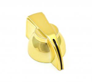 P-300GLD Gold Chicken Head Knob for Solid Shaft