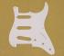 PG-0550-025 White 1-ply 8-hole Pickguard for '57 Fender Stratocaster/Strat