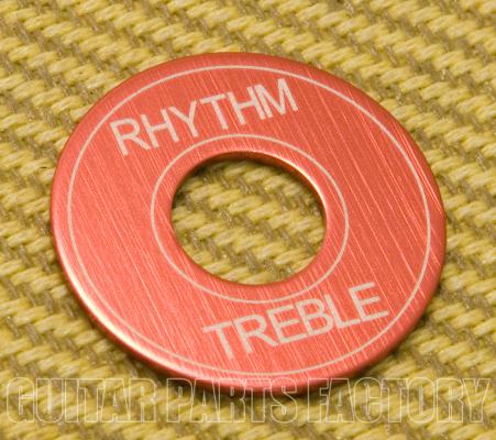 DR-003-AR Standard Red Aluminum Rhythm/Treble Toggle Guitar Select Switch Ring 