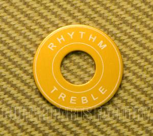 DR-003-AG Standard Gold Aluminum Rhythm/Treble Toggle Guitar Select Switch Ring 