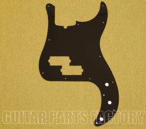 PBA-401T WD Custom Pickguard For Fender American Standard Precision Bass Black Thin 1-Ply 13-Hole