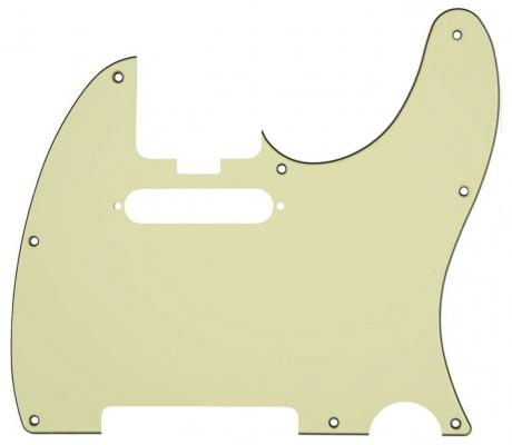 099-2193-004 Fender Elite Tele Pickguard Mint Green 3-Ply w/ Truss Cut Out 0992193004