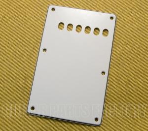 STBVLH-3604 WD 3-Ply White Left-Handed Stratocaster Vintage Style Back Plate