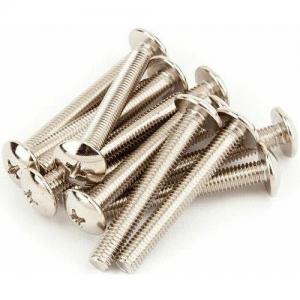 003-6619-049 Fender Amp Chassis Mounting Screws, 10-32 X 1-1/2" Philips Head, Nickel (12) 0036619049