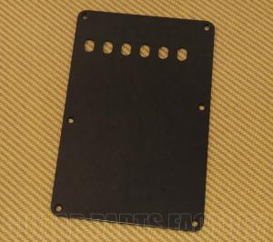 PG-0556-023 1-Ply Black 6-Hole Back Plate Backplate Strat Stratocaster Guitar