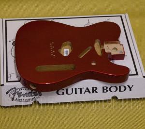 099-8006-709 Genuine Fender Telecaster® Body (Vintage Bridge) - Candy Apple Red 0998006709