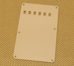 PG-0556-028 1-Ply Cream 6-Hole Back Plate Backplate Strat Stratocaster Guitar