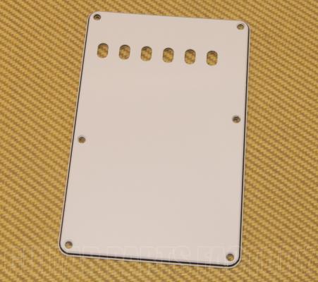 PG-0556-035 White 3-ply Back Plate/Tremolo Cover for Fender Stratocaster/Strat 