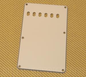 PG-0556-050 3-ply Parchment Strat Guitar Tremolo Spring Cover 6-Hole Back Plate