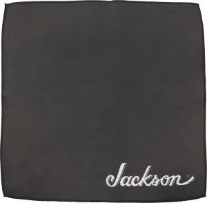 299-5637-100 Jackson Logo Microfiber Black Towel Polish Cloth Bass/Guitar