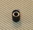 AK-KNB-303 Plastic Amp Knob Black w/ Silver Top Set Screw 1/4"