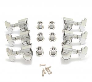 109C Grover Super Rotomatic 3+3 Chrome Tuners With Art Deco Style Buttons