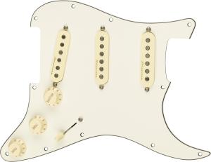 099-2344-509 Fender Pre-Wired Strat Pickguard Vintage Noiseless SSS Parchment 0992344509