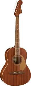 097-0770-122 Fender Sonoran Mini All Mahogany Acoustic Travel Guitar 0970770122