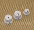 PK-0174-025 Vintage Style White Jazz Bass Knobs
