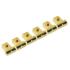 TSTZ-G TonePros Replacement TP6 Saddles With Wire Retainer Clips Zinc Gold