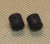 MK-B04-644 Black Metal Flat-Top Knobs for Guitar or Bass Solid Shaft Pots