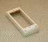 PC-018C Cream Flat Bottom Mini Humbucker Plastic Ring