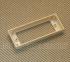 PC-018C Cream Flat Bottom Mini Humbucker Plastic Ring