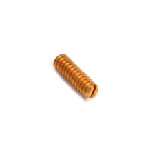 002-7735-000 (1) Genuine Fender Slotted Gold Vintage Tele Saddle Height Screw 0027735000