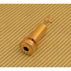 005-9554-040 Switchcraft Gold Threaded Barrel Jack for Benedetto/Guild Guitar