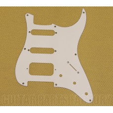 006-2456-001 Squier Affinity Strat 8-Hole Parchment 3-Ply HSS Pickguard 0062456001