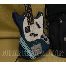 014-9260-320 Fender Vintera II 70s Competition Mustang Bass Rosewood Fingerboard Blue Burgundy 0149260320