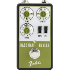 023-4613-000 Fender Bassman Reverb Effects Pedal Aluminum Green 0234613000