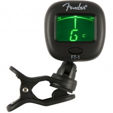 023-9978-000 Fender Guitar or Bass FT-1 Pro Headstock Clip-On Pro Chromatic Tuner Black 0239978000 