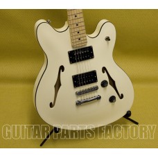 037-0590-505 Squier Starcaster Guitar Maple Fingerboard Olympic White by Fender