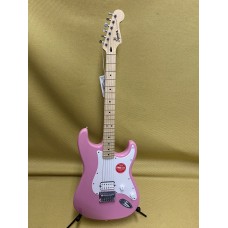 037-3302-555 Squier By Fender Sonic Stratocaster HT H PINK Guitar Maple Neck 0373302555